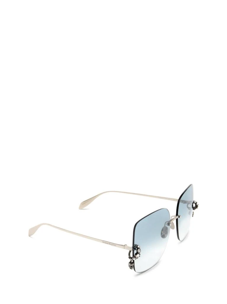 商品Alexander McQueen|Alexander McQueen Eyewear Rectangle-Frame Sunglasses,价格¥4776,第2张图片详细描述