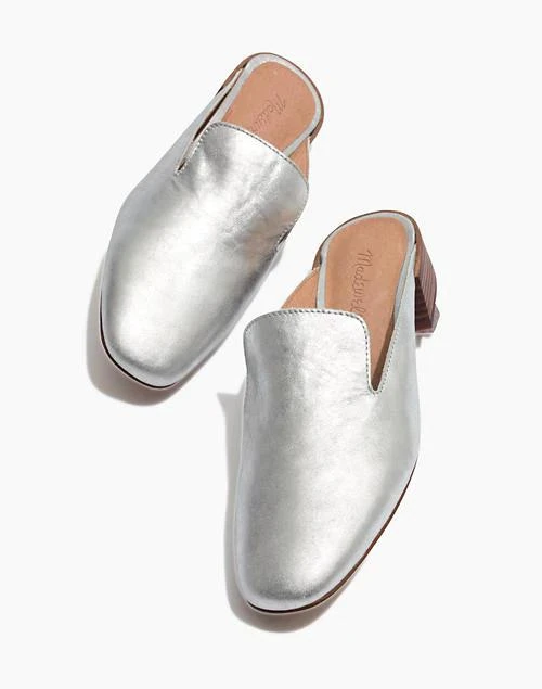 商品Madewell|The Willa Loafer Mule in Metallic,价格¥558,第1张图片