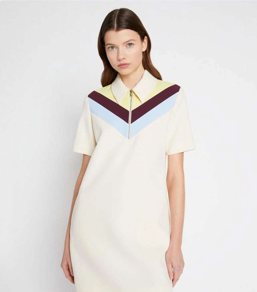 商品Tory Burch|Chevron Polo Dress,价格¥2895,第5张图片详细描述