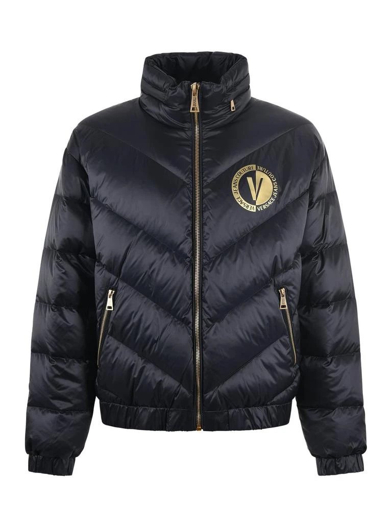 商品Versace|Versace Jeans Couture Logo Patch Down Jacket,价格¥3260,第1张图片