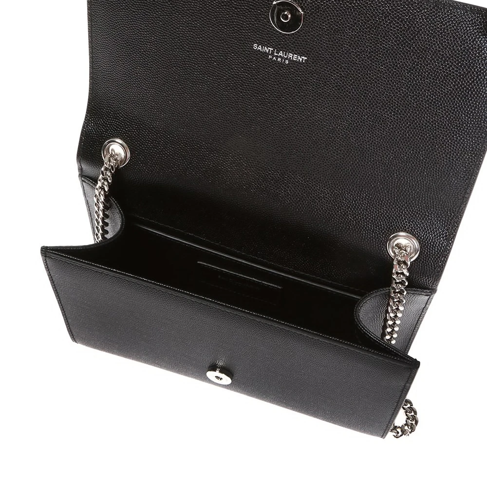 YSL 圣罗兰 KATE系列女士金属LOGO装饰翻盖小号单肩斜挎链条包 469390-BOW0N-1000 商品