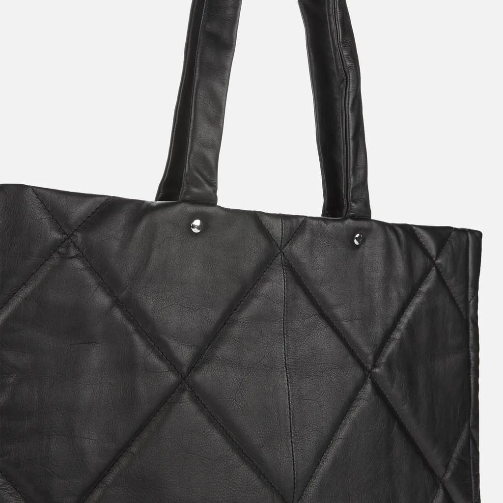 商品Nunoo|Núnoo Women's Shopper Silky Padded Tote Bag - Black,价格¥583,第5张图片详细描述