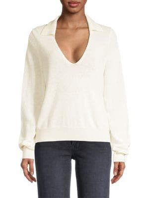 Cashmere Polo Sweater商品第1张图片规格展示