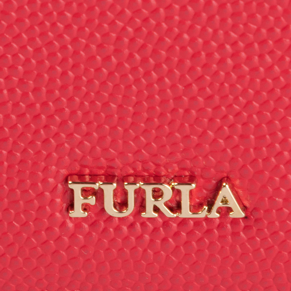 FURLA 女士红色牛皮单肩包 1046042商品第3张图片规格展示