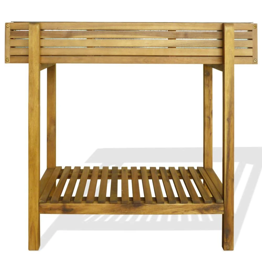 商品VidaXL|Raised Garden Raised Bed Solid Acacia Wood and Zinc, 43793,价格¥1183,第2张图片详细描述