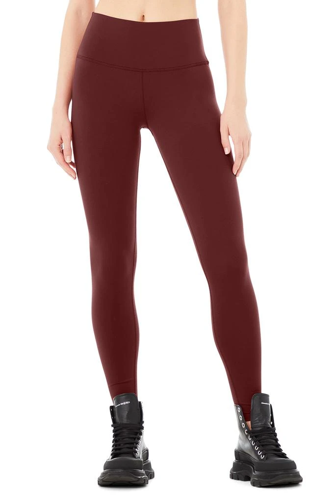 商品Alo|High-Waist Airbrush Legging - Cranberry,价格¥586,第1张图片