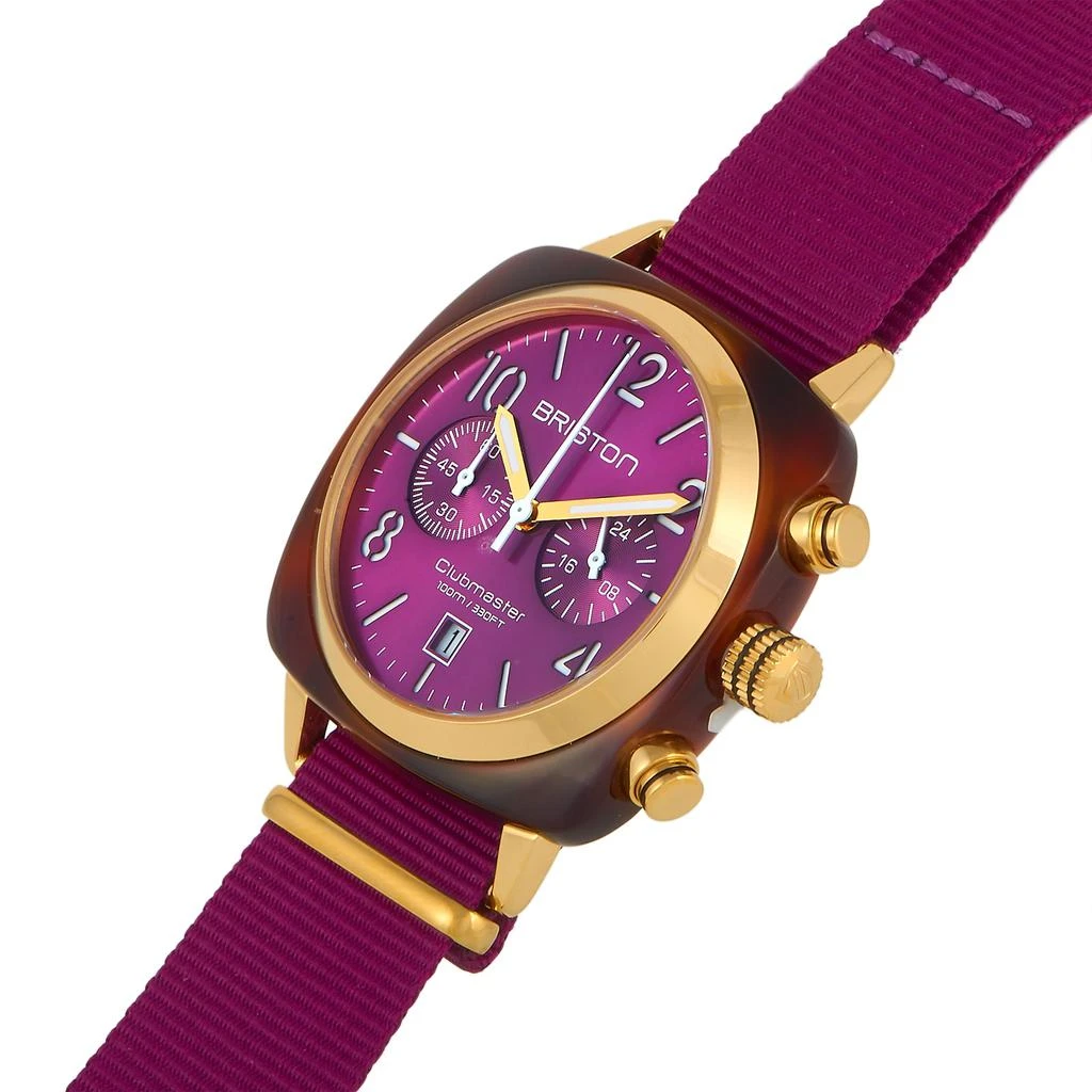 商品Briston|Briston Clubmaster Classic Acetate Gold Watch 19140.PYA.T.32.NC,价格¥1112,第2张图片详细描述