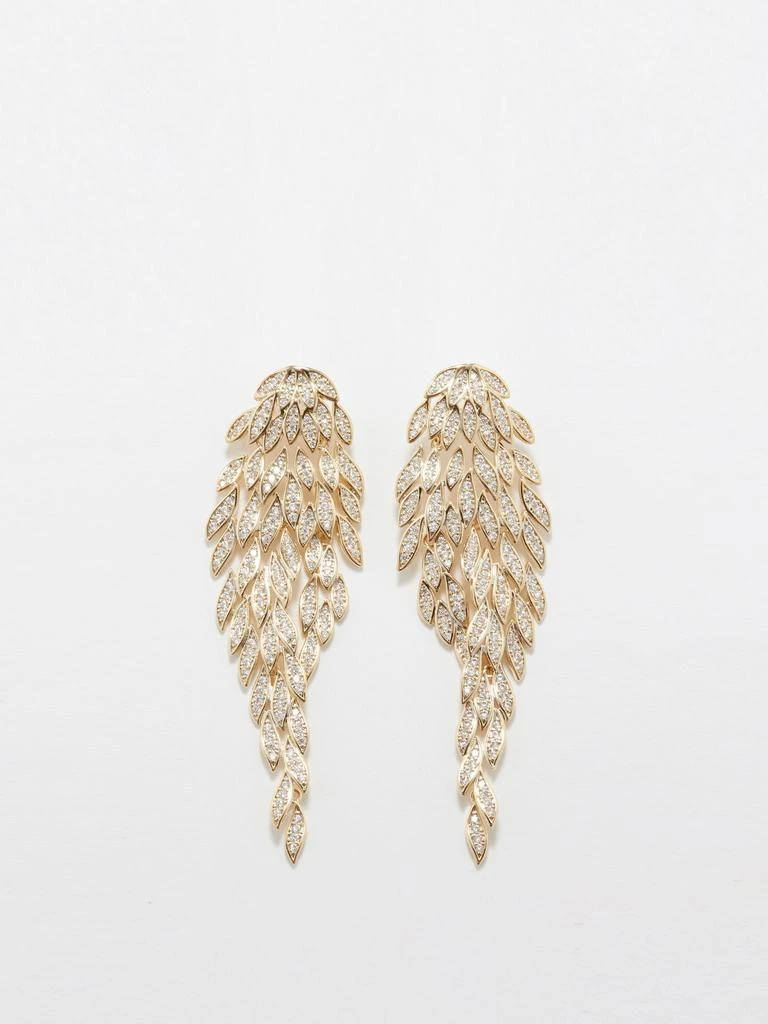 商品FALLON|Cubic zirconia & gold-plated earrings,价格¥3357,第1张图片