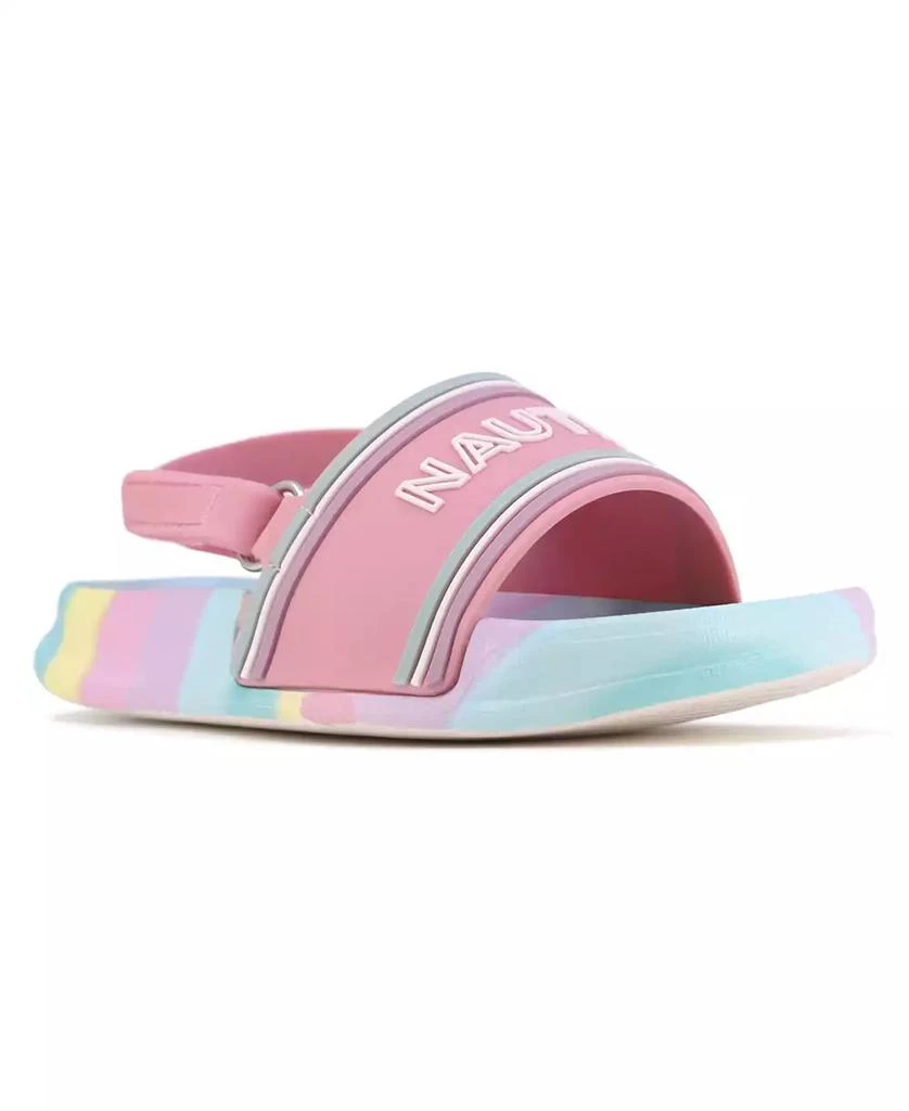 商品Nautica|Toddler and Little Girls Luz Slide Sandals,价格¥90,第1张图片