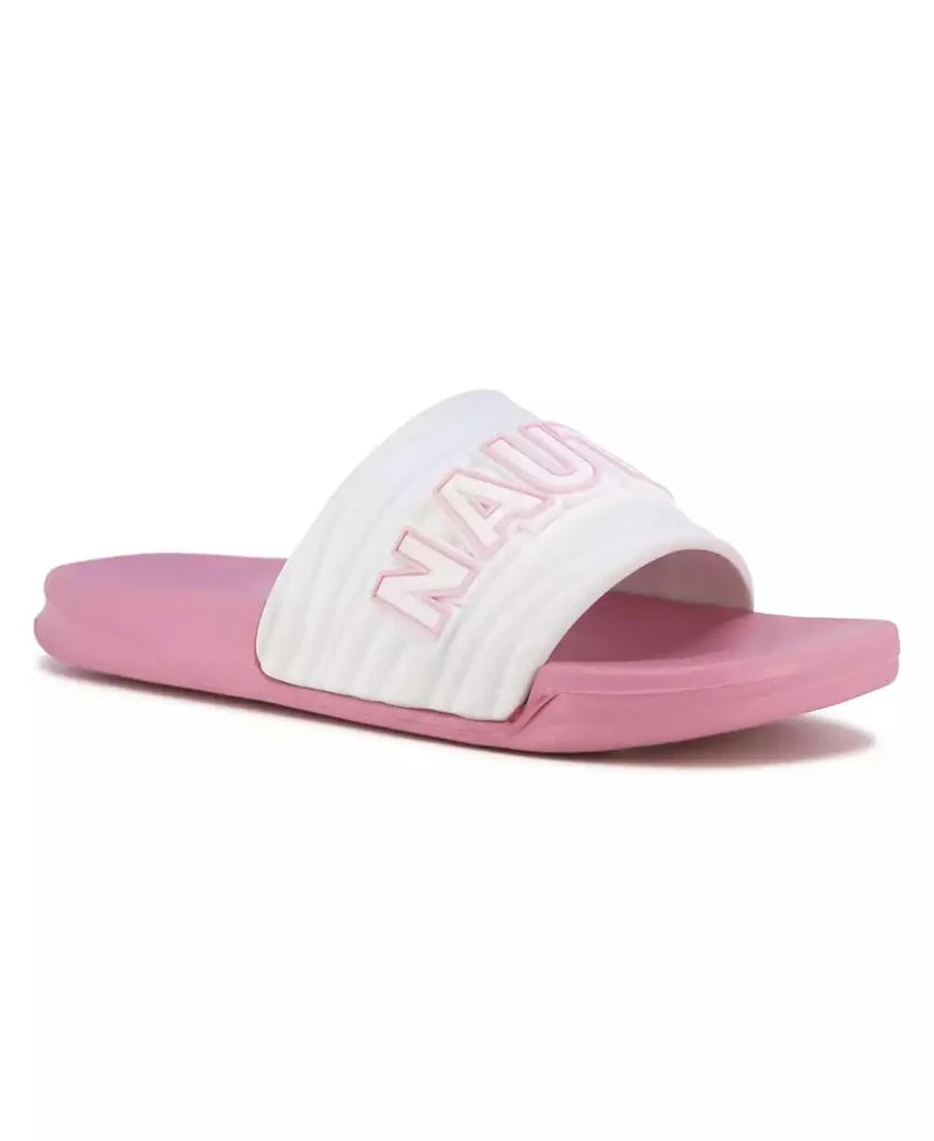 商品Nautica|Little and Big Girls Loch Pool Slip On Slides,价格¥78,第1张图片