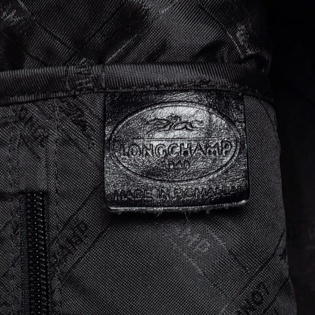 Longchamp Black Leather Roseau Tote商品第9张图片规格展示
