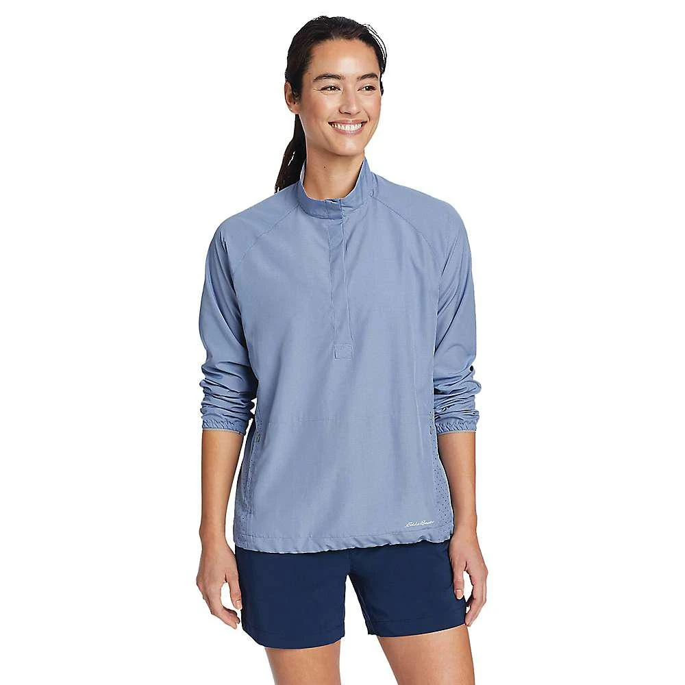 商品Eddie Bauer|Eddie Bauer Women's Guide UPF Snap LS Mock Top,价格¥750,第4张图片详细描述