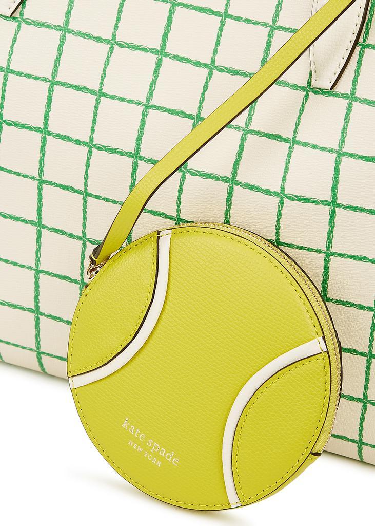 商品Kate Spade|All Day Tennis checked leather tote,价格¥2030,第5张图片详细描述
