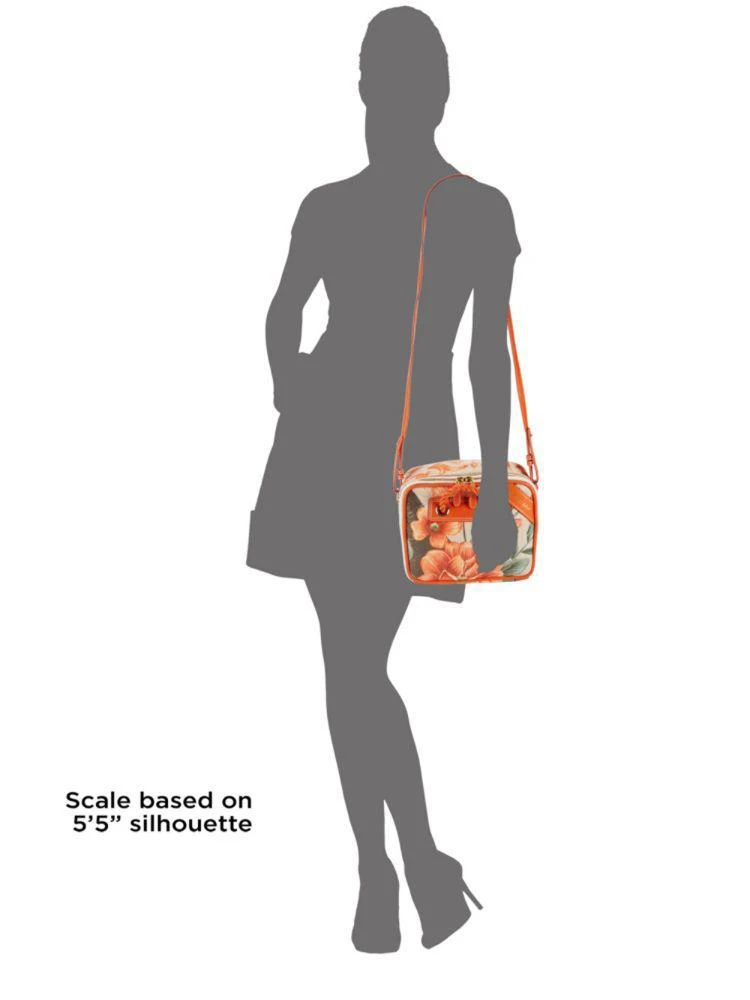 商品Balenciaga|Small Floral Leather Crossbody Bag,价格¥7839,第3张图片详细描述