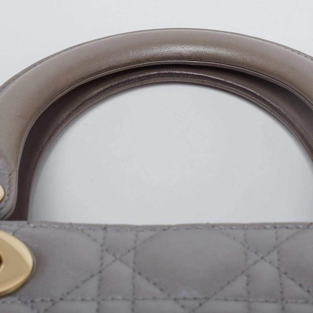 Dior Grey Cannage Leather Medium Lady Dior Tote 商品