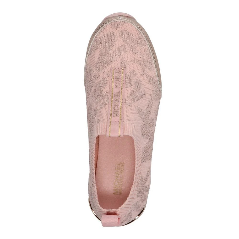 商品Michael Kors|Toddler Girls Allie Sock Logo Slip On Sneakers,价格¥441,第4张图片详细描述