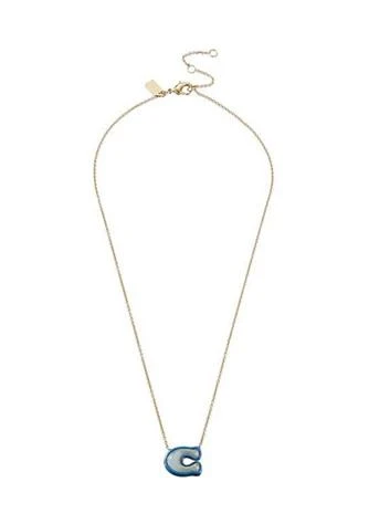 商品Coach|Signature Pendant Necklace,价格¥642,第1张图片