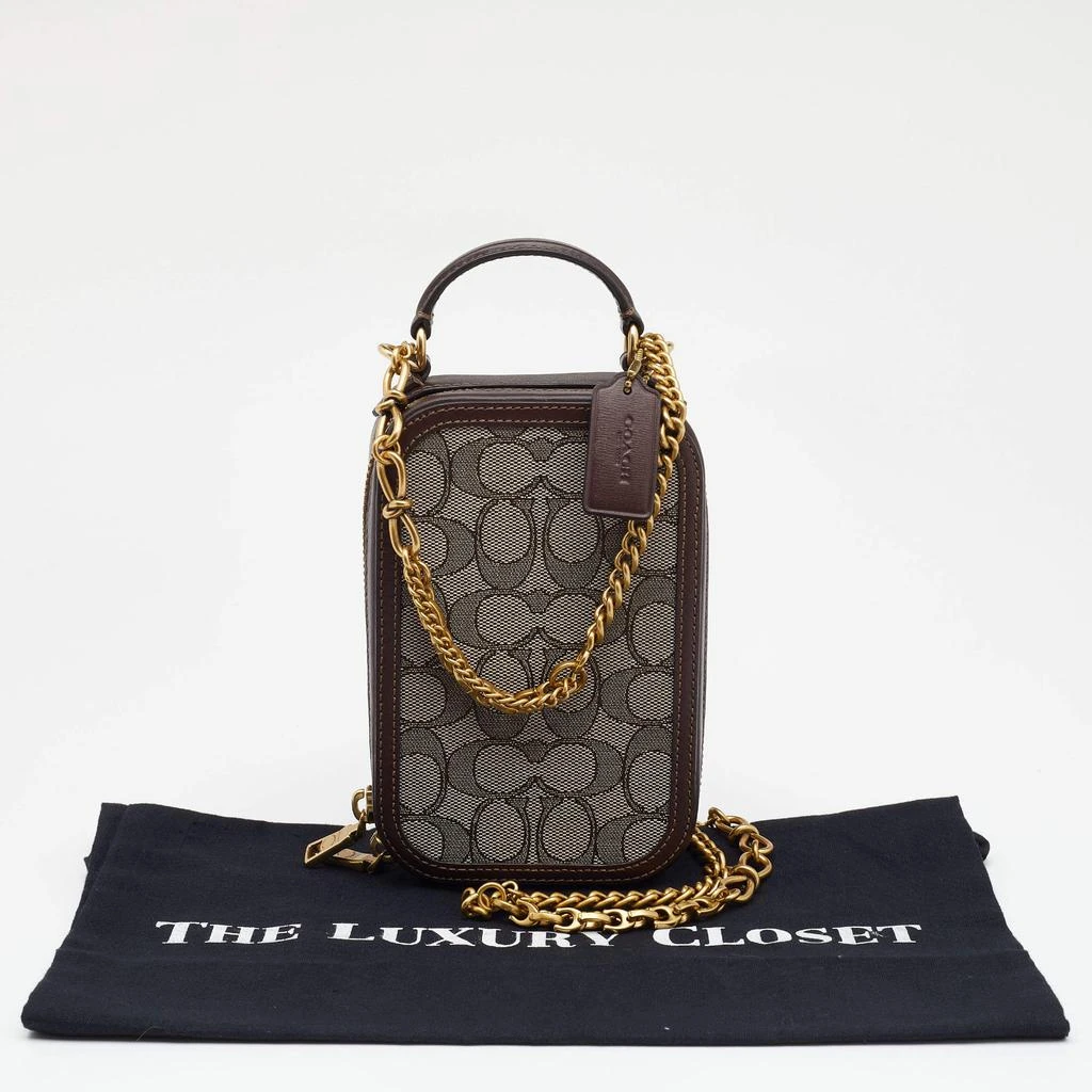  Coach Beige Signature Canvas And Leather Alie Camera Bag  商品