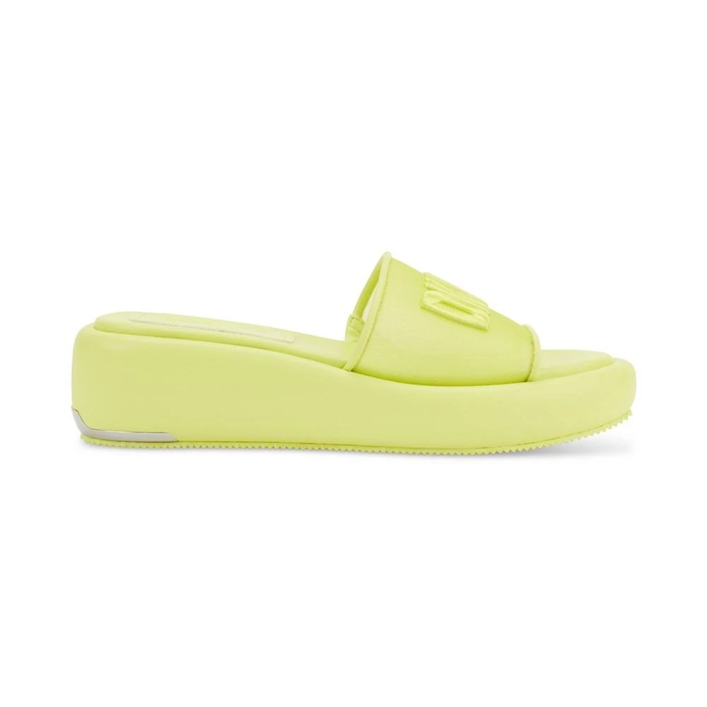 商品DKNY|Women's Odina Slip-On Platform Slide Sandals,价格¥527,第2张图片详细描述