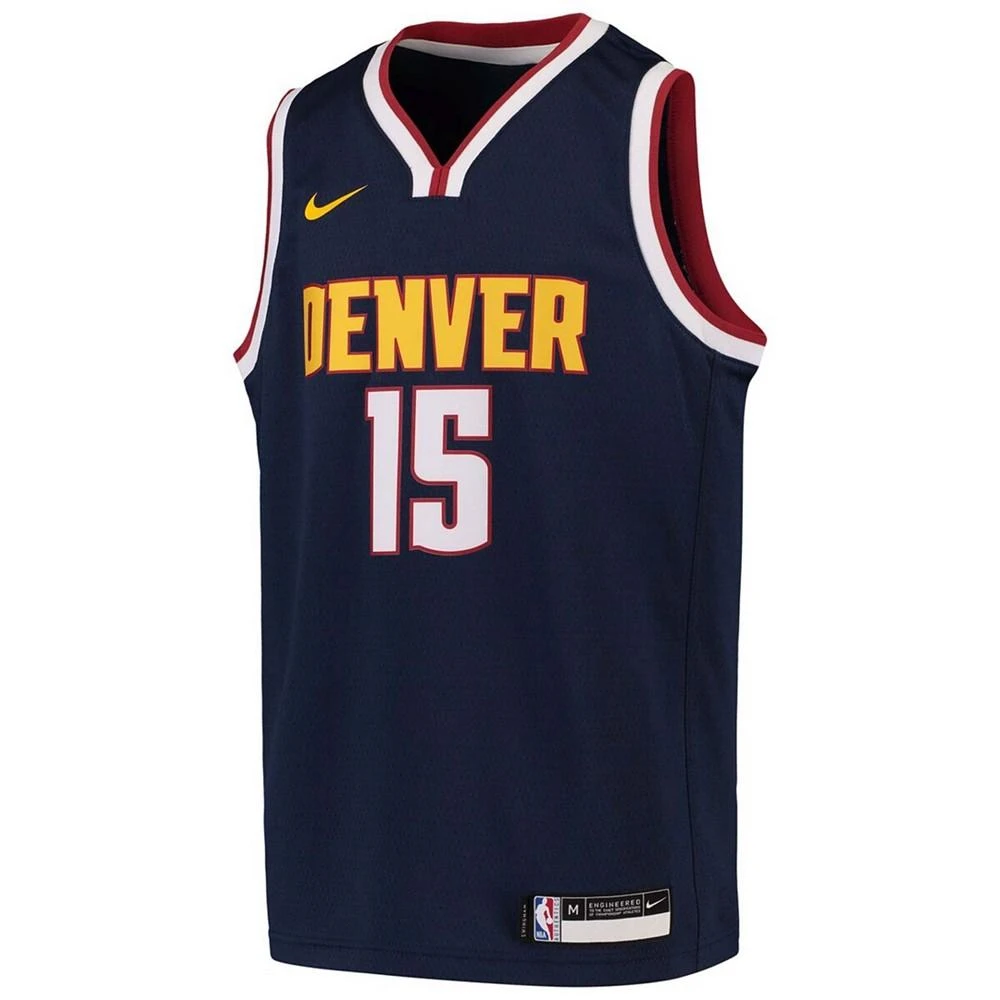 商品NIKE|Youth Nikola Jokic Navy Denver Nuggets Swingman Jersey,价格¥413,第2张图片详细描述