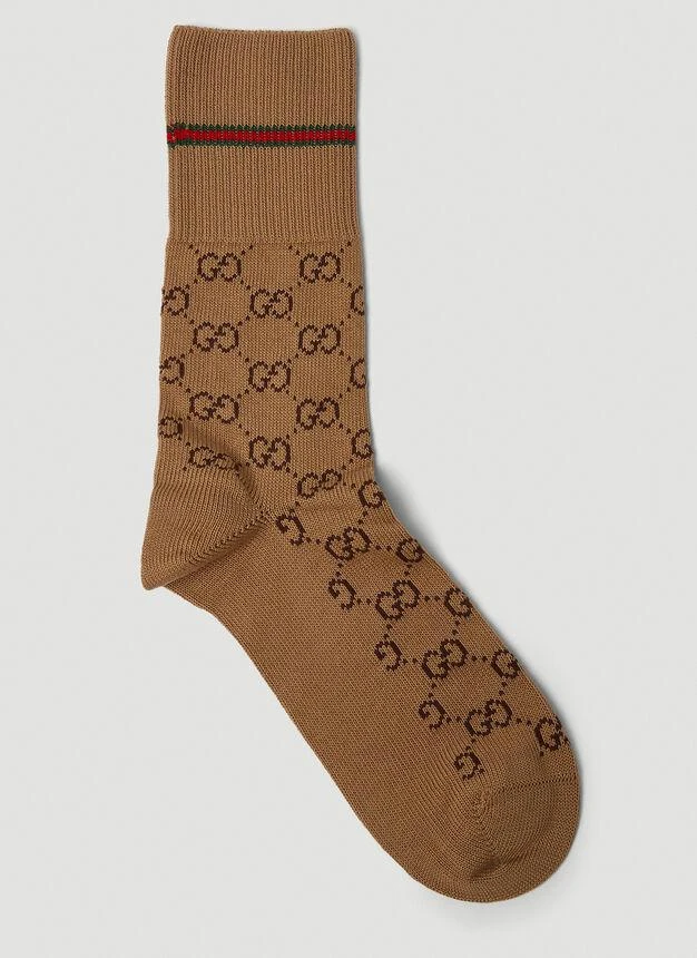 商品Gucci|GG Socks in Beige,价格¥1857,第2张图片详细描述
