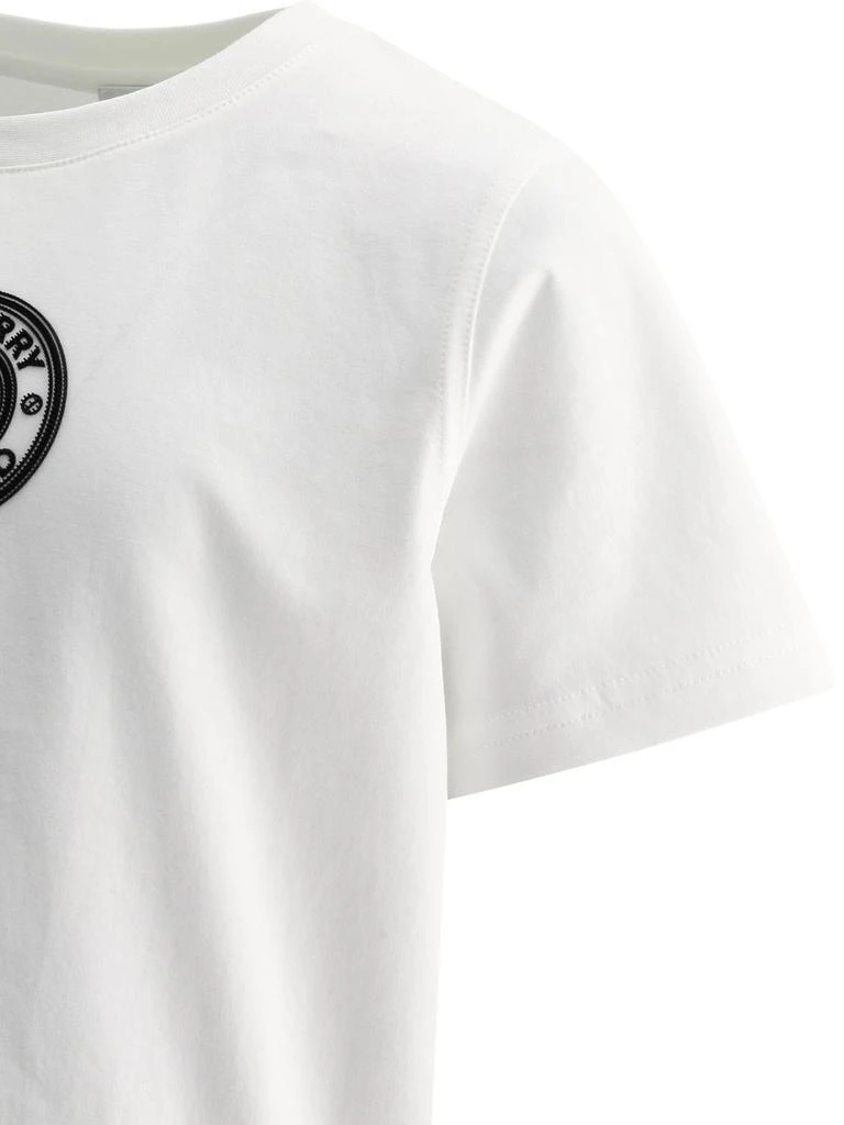商品Burberry|Burberry Kids Logo Detailed Crewneck T-Shirt,价格¥737-¥973,第4张图片详细描述