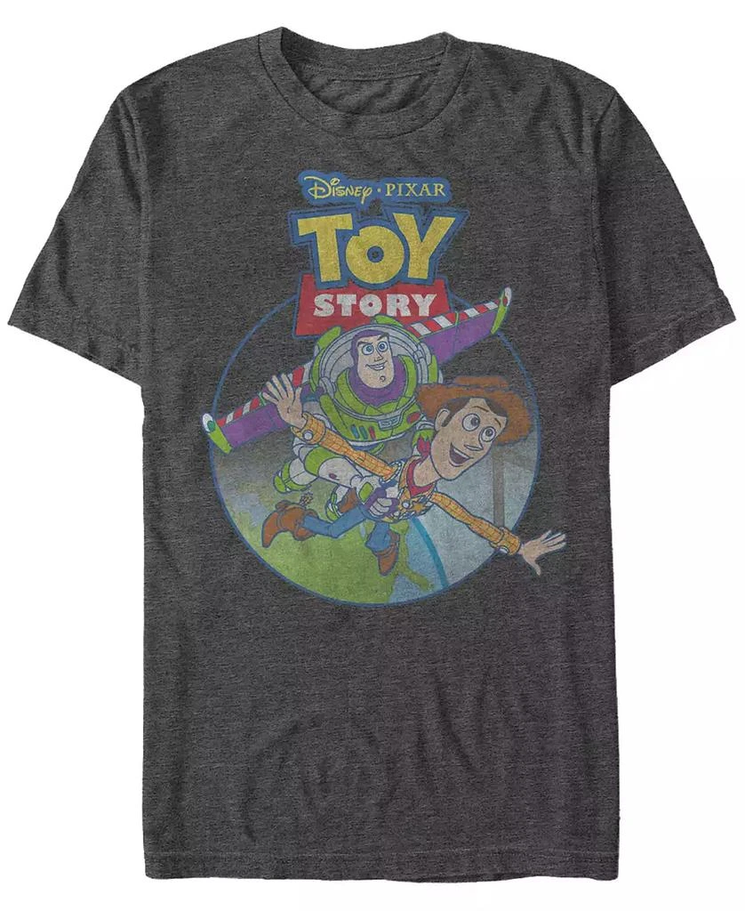 商品Disney|Disney Pixar Men's Toy Story Buzz Woody Take off, Short Sleeve T-Shirt,价格¥187,第1张图片