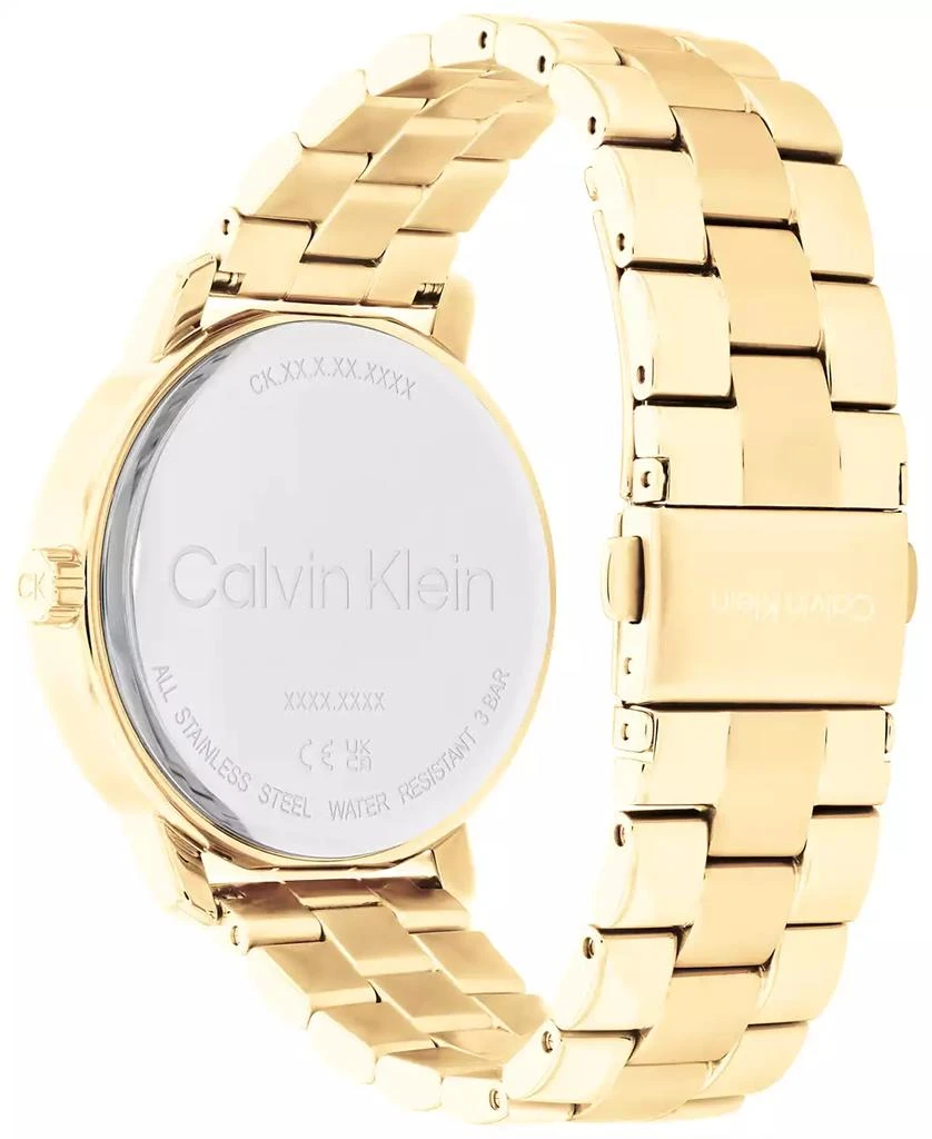 商品Calvin Klein|Women's Gold-Tone Stainless Steel Bracelet Watch 38mm,价格¥1520,第3张图片详细描述