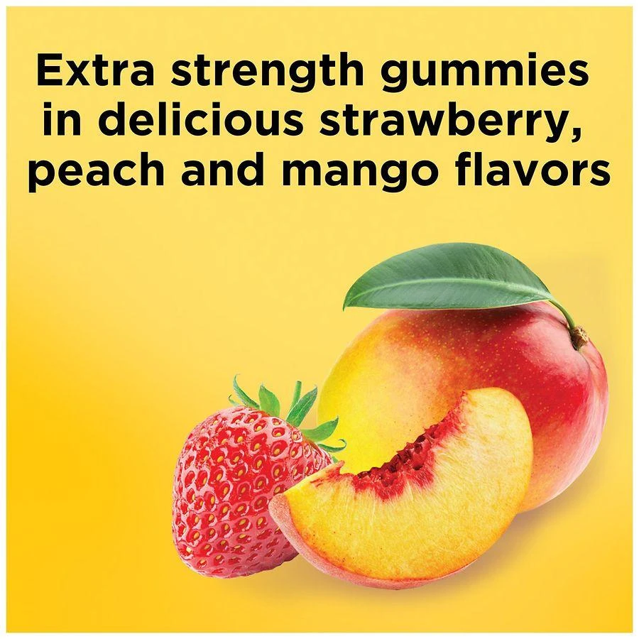 Extra Strength Vitamin D3 5000 IU (125 mcg) per serving Gummies Strawberry, Peach, Mango 商品