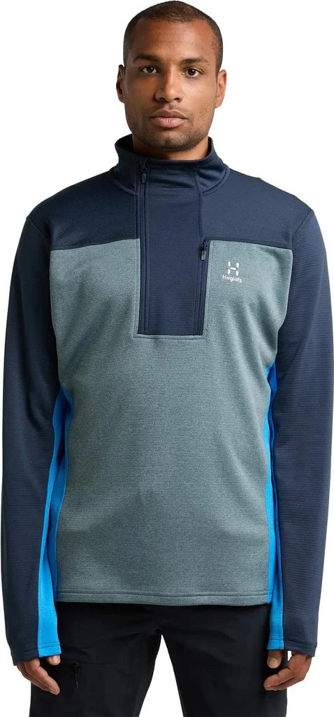 商品Haglofs|Roc Flash Mid Half Zip Sweatshirt - Men's,价格¥362,第4张图片详细描述