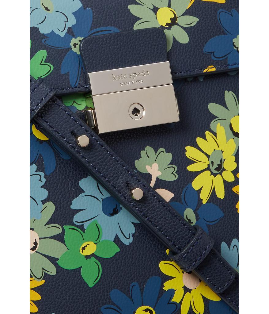 商品Kate Spade|Voyage Floral Medley Printed Small Grain Textured Leather Small Top-Handle,价格¥917-¥960,第6张图片详细描述