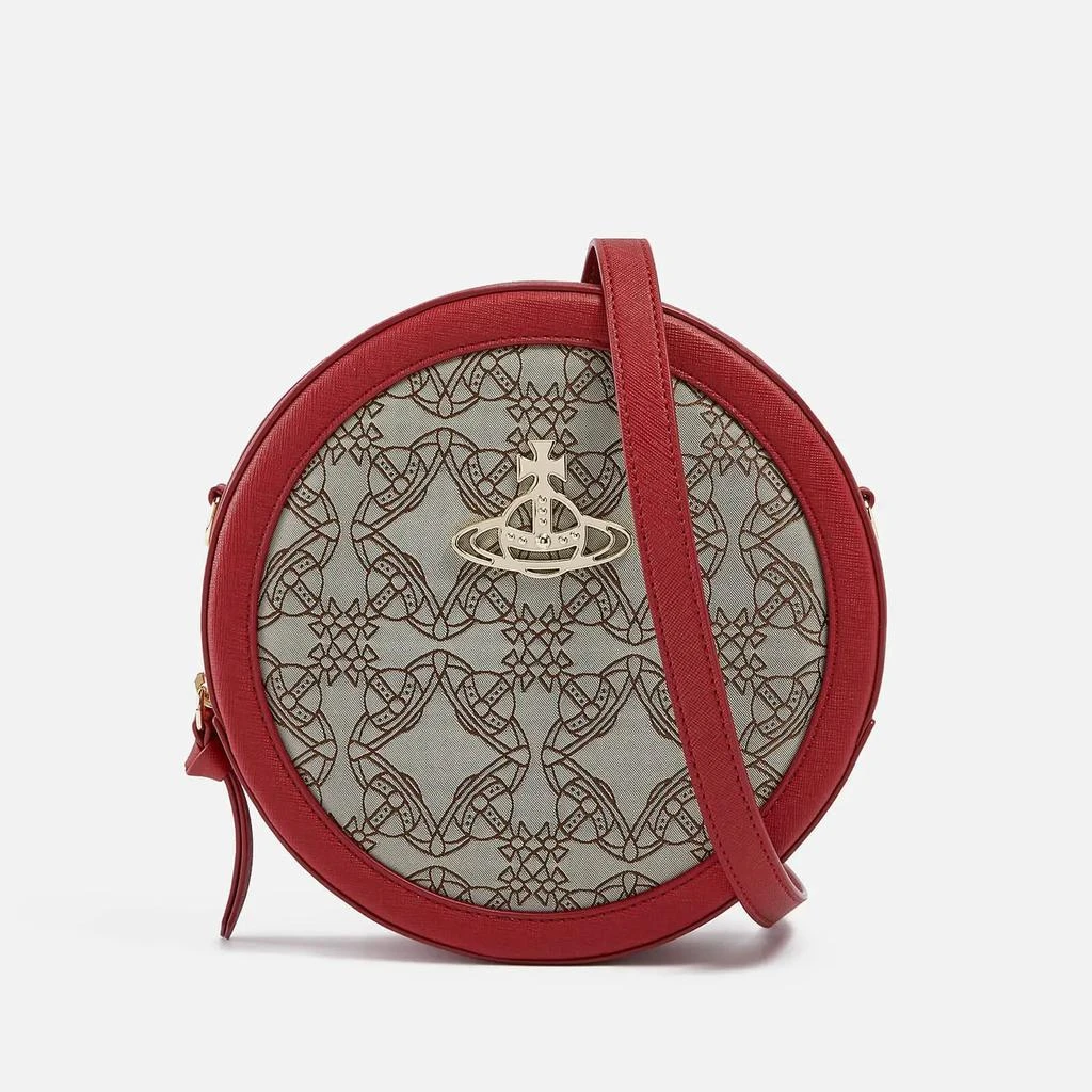 商品Vivienne Westwood|Vivienne Westwood Ruby Vegan Leather and Logo-Jacquard Bag,价格¥1801,第1张图片