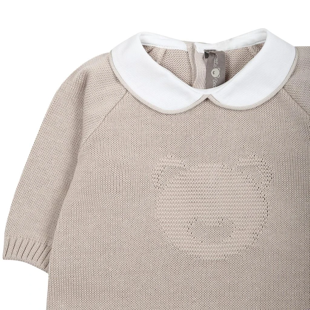 商品Little Bear|Beige Babygrown For Baby Kids,价格¥1488,第3张图片详细描述