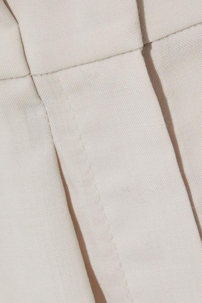 商品Brunello Cucinelli|Cropped wool straight-leg pants,价格¥4005,第6张图片详细描述