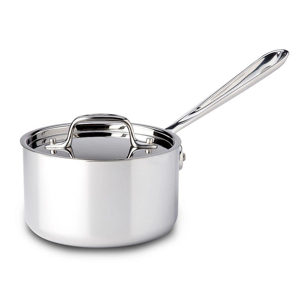 商品All-Clad|All Clad Stainless Steel 1.5 Quart Sauce Pan with Lid,价格¥1174,第1张图片详细描述