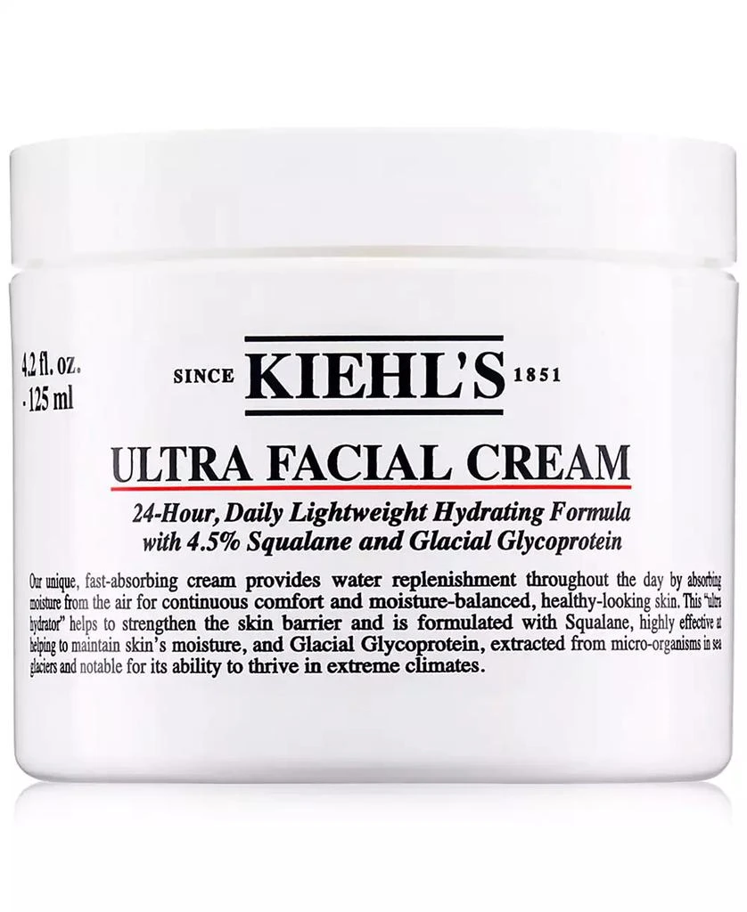 商品Kiehl's|Ultra Facial Cream with Squalane, 4.2 oz.,价格¥165,第1张图片