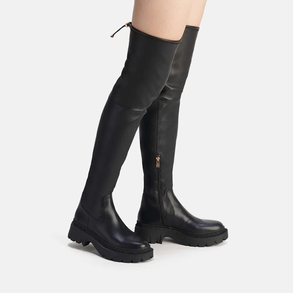 商品Coach|Coach Women's Jolie Leather Other The Knee Boots,价格¥3468,第6张图片详细描述