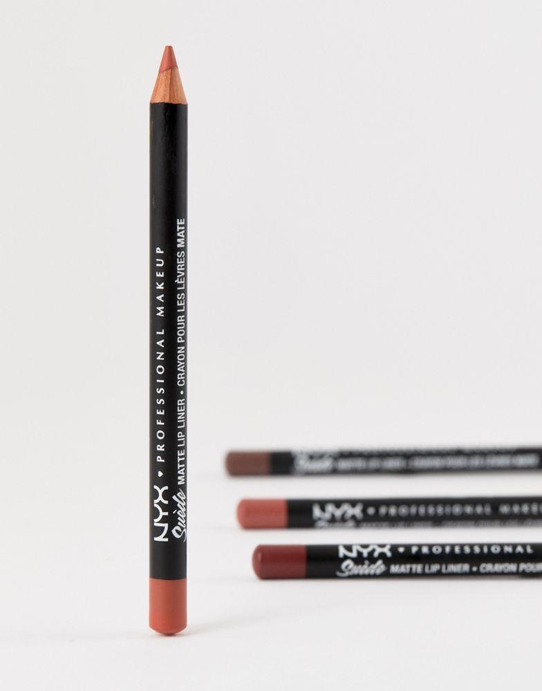 NYX Professional Makeup Suede Matte Lip Liners - Peach Dont Kill Me商品第4张图片规格展示