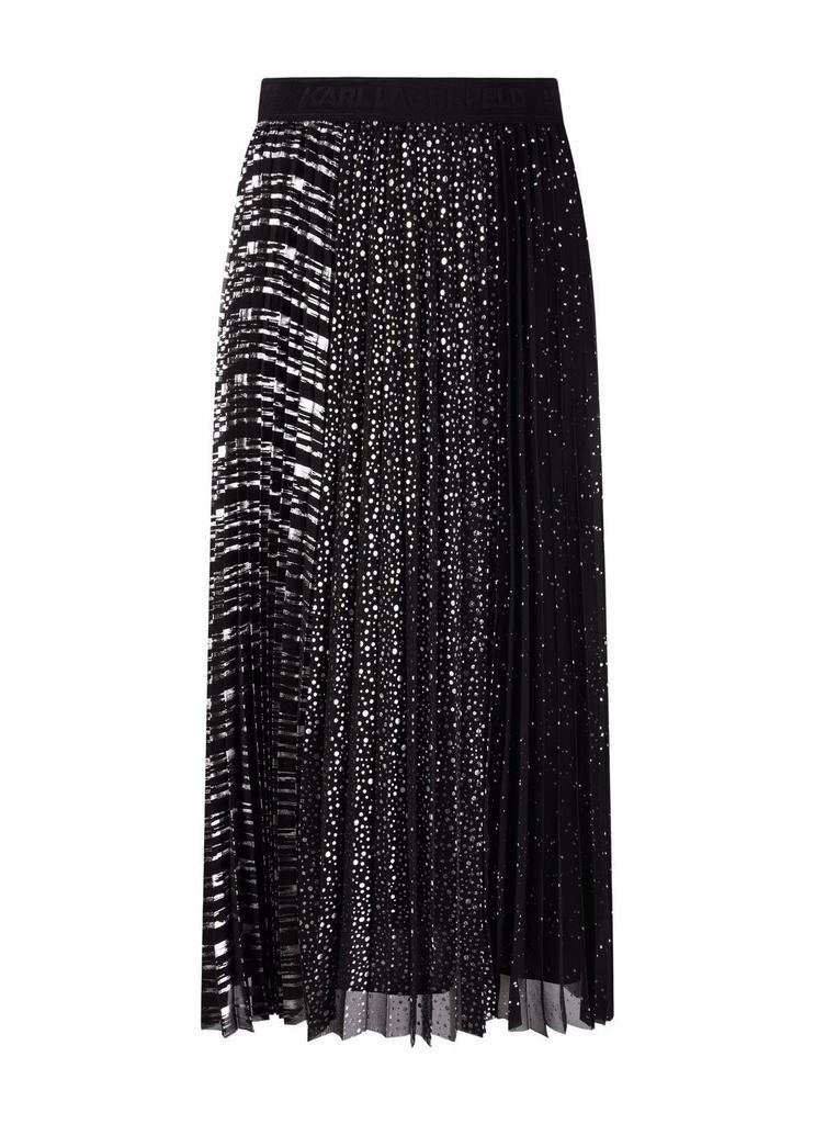 商品Karl Lagerfeld Paris|k dots pleated skirt,价格¥1457,第1张图片