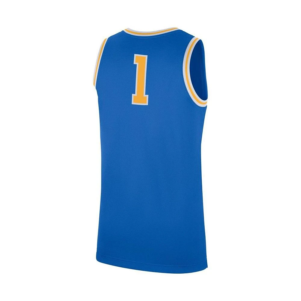商品Jordan|Men's Brand #1 Blue UCLA Bruins Replica Basketball Jersey,价格¥600,第2张图片详细描述