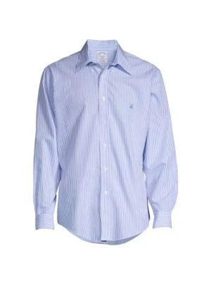 商品Brooks Brothers|Regent-Fit Bengal Striped Button-Down Shirt,价格¥264,第3张图片详细描述