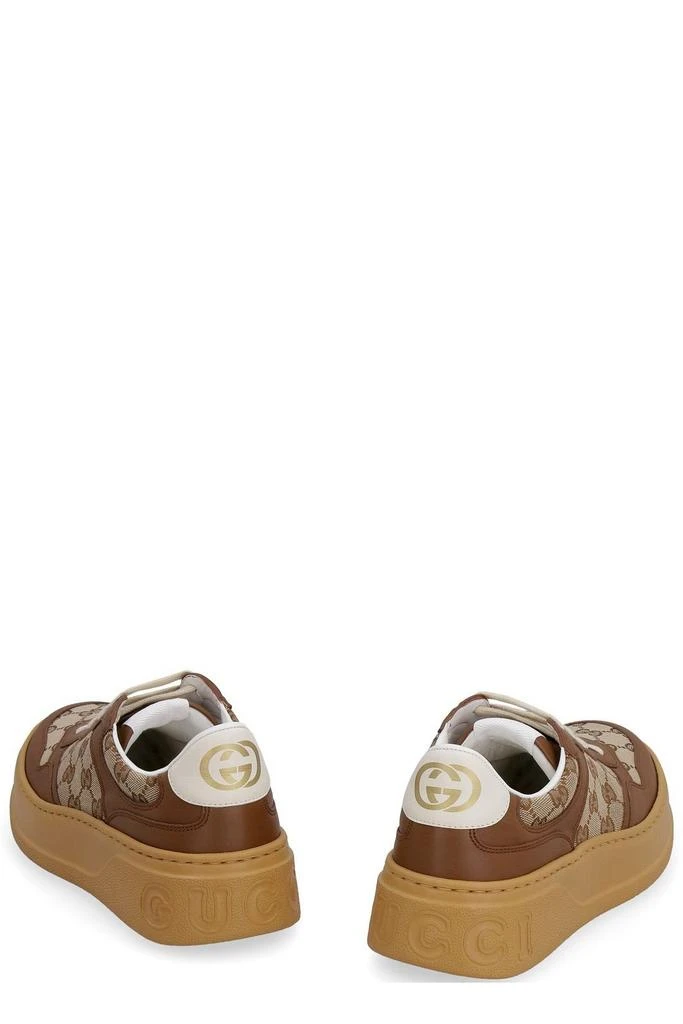 商品Gucci|Gucci GG Embossed Lace-Up Sneakers,价格¥5741,第3张图片详细描述