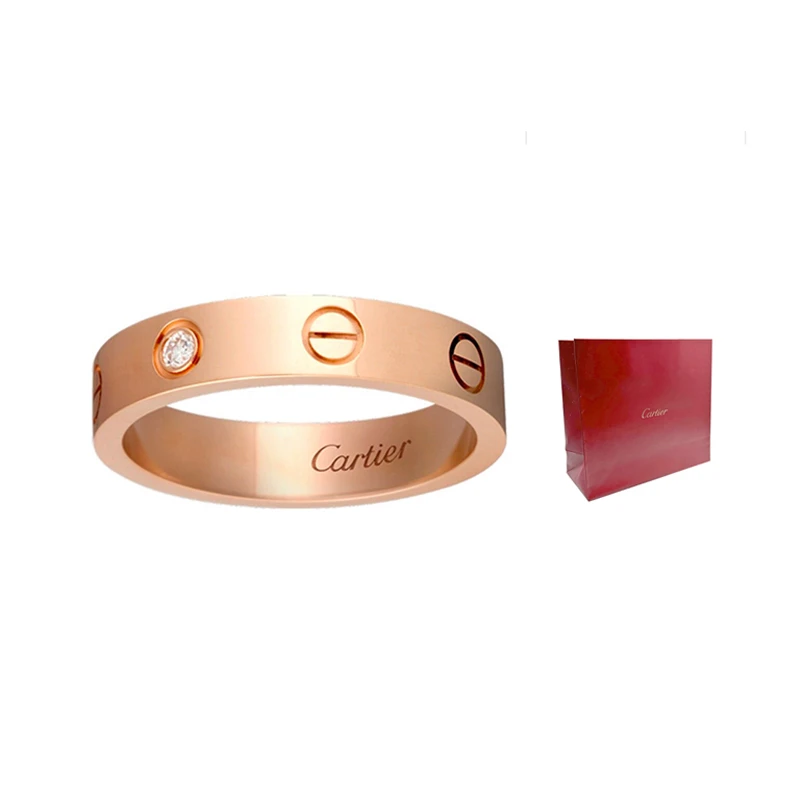 商品[国内直发] Cartier|CARTIER卡地亚 Love情侣对戒 K金 戒指 男女同款情侣款 玫瑰金,价格¥17256,第11张图片详细描述