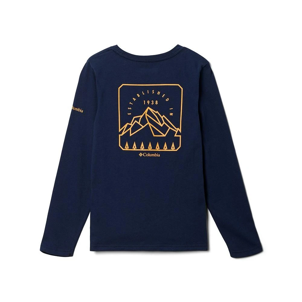 商品Columbia|Big Boys Dobson Pass Long Sleeve Graphic T-shirt,价格¥155,第2张图片详细描述