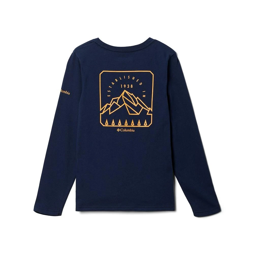 商品Columbia|Big Boys Dobson Pass Long Sleeve Graphic T-shirt,价格¥139,第2张图片详细描述