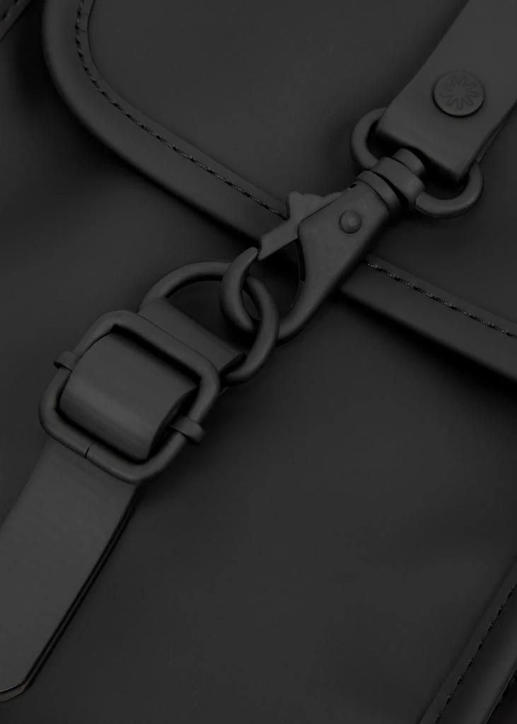 商品RAINS|Flight black panelled rubberised cross-body bag,价格¥543,第3张图片详细描述