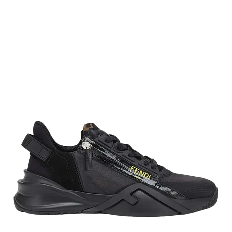 商品[国内直发] Fendi|FENDI 黑色男士运动鞋 7E1392-EKV-F0ABB,价格¥6166,第1张图片