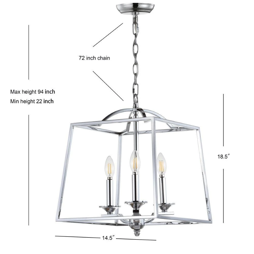 Gloria 14.5" 3-light Metal LED Pendant 商品
