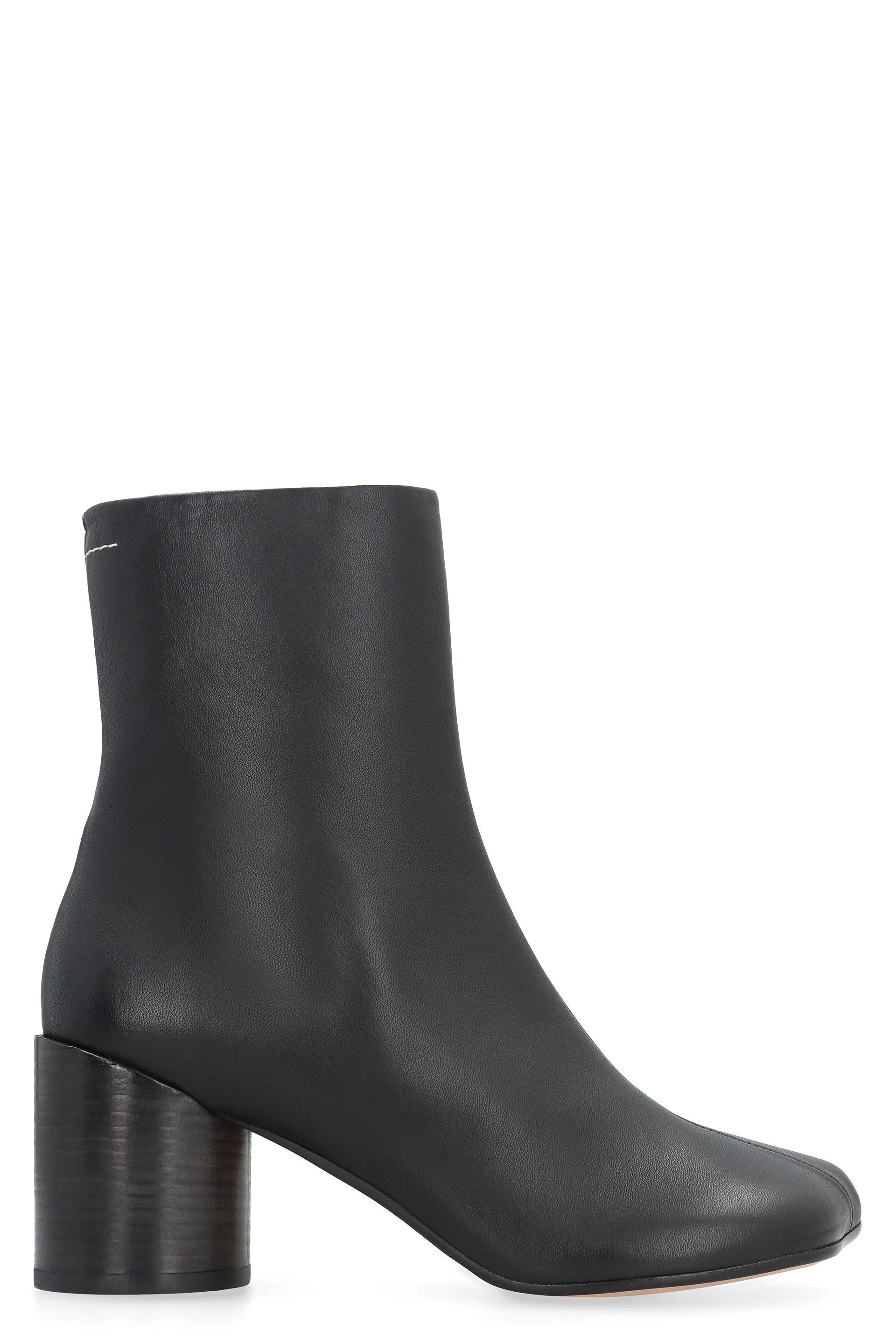 商品【商品预售7天发货】 MM6|MM6 女士高跟鞋 S59WU0235P3628T8013 黑色,价格¥3199,第4张图片详细描述