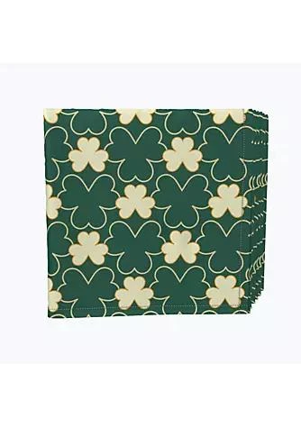 商品Fabric Textile Products, Inc.|Textile Products Inc. Napkin Set 100 Polyester Set Of 4 18X18 Trendy Patrick Pattern,价格¥225,第1张图片